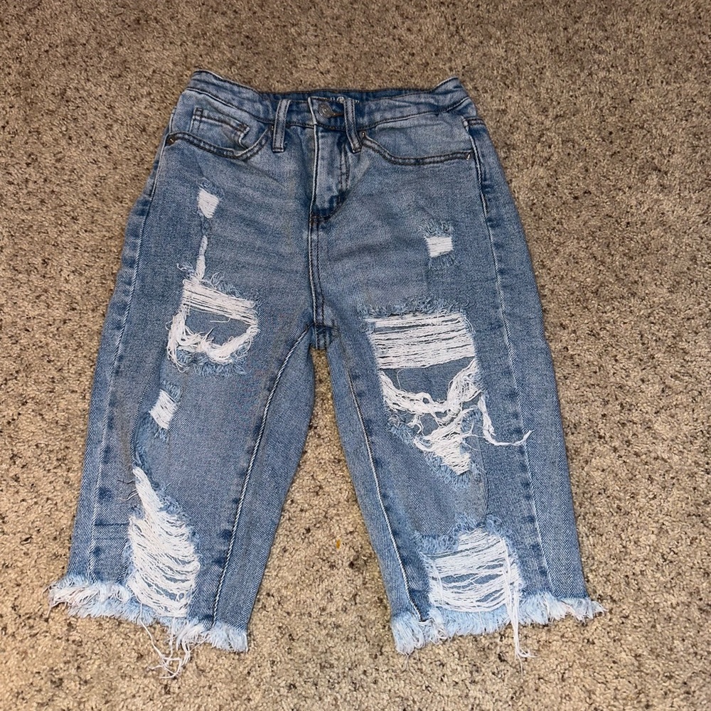 Wild fable knee length jean shorts
